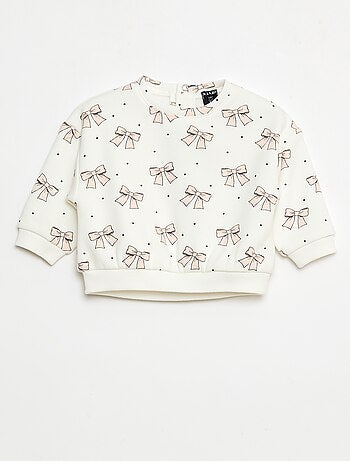 Jersey polar con estampado
