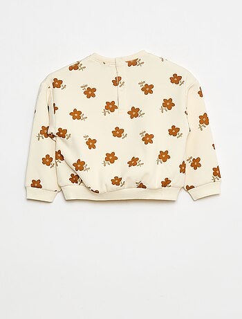 Jersey polar con estampado