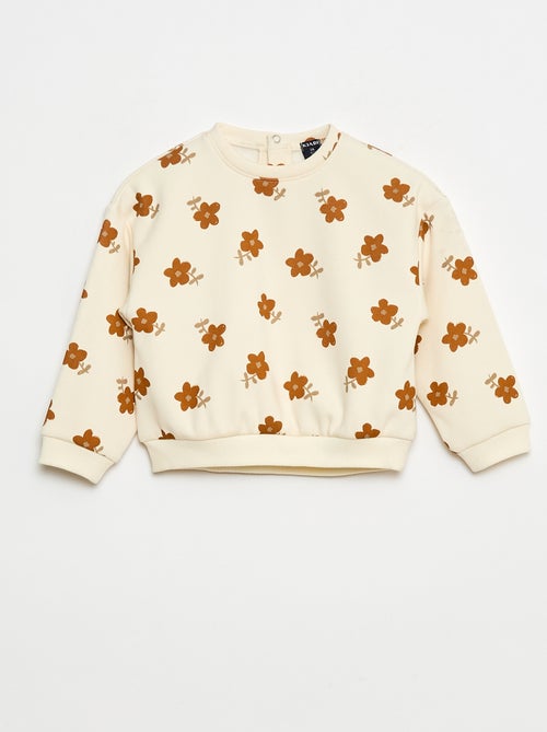 Jersey polar con estampado - Kiabi