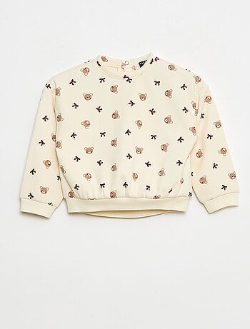 Jersey polar con estampado