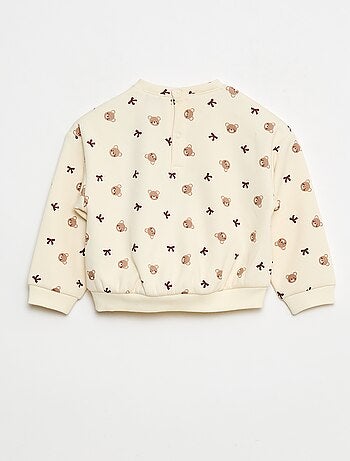Jersey polar con estampado