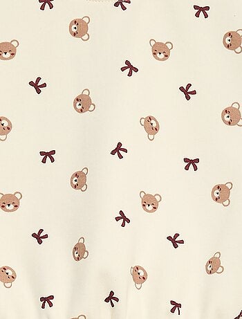 Jersey polar con estampado