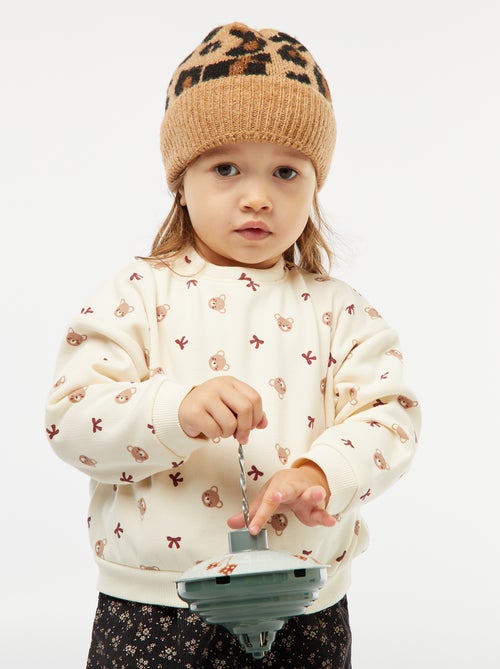 Jersey polar con estampado - Kiabi