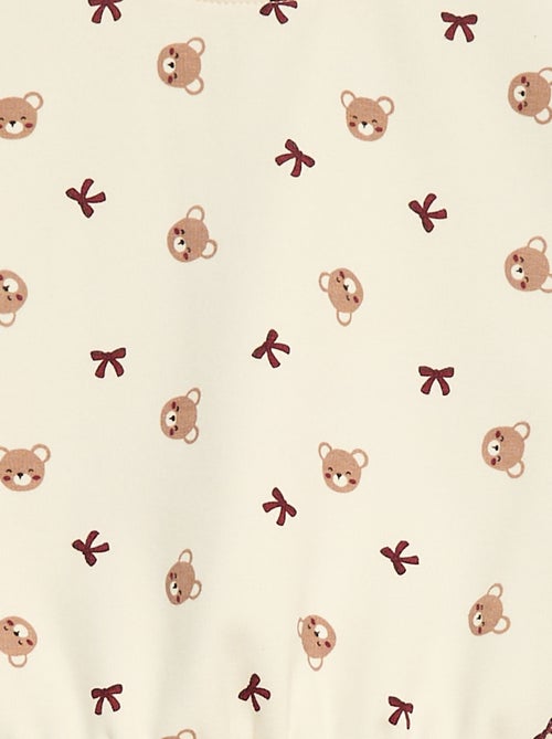 Jersey polar con estampado - Kiabi