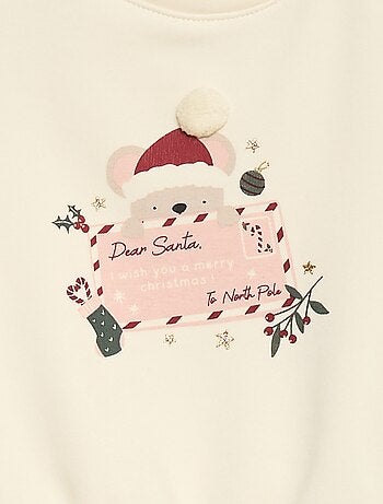 Jersey polar con estampado