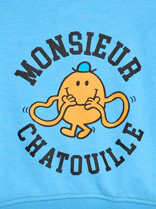 Jersey polar de cuello redondo 'Monsieur Madame' en algodón - Kiabi