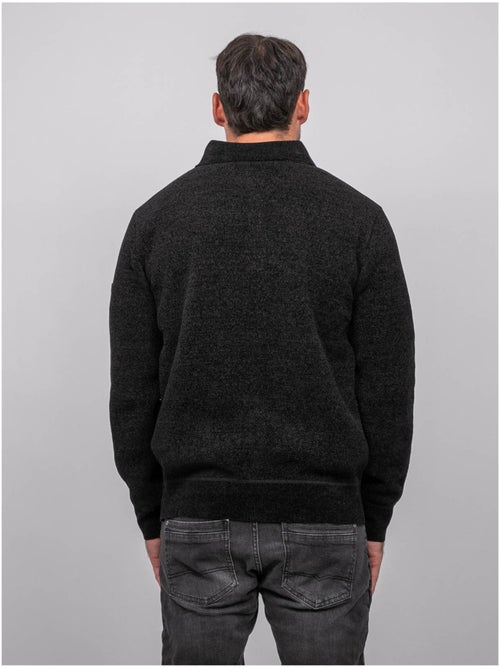 Jersey polo de chenilla con cuello abotonado loctobir - Kiabi Jersey polo de chenilla con cuello abotonado loctobir - Kiabi
