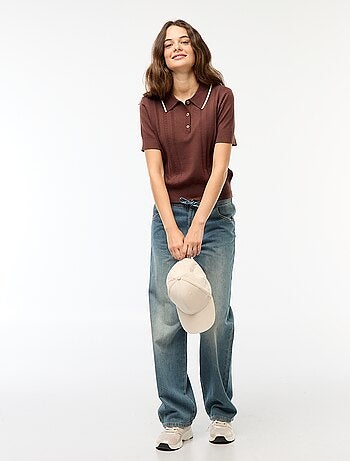 Jersey polo de punto