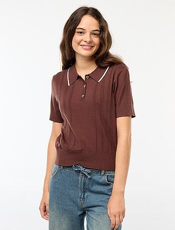 Jersey polo de punto