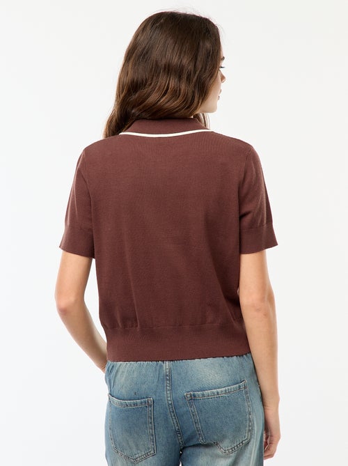 Jersey polo de punto - Kiabi