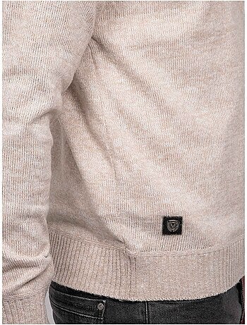 Jersey polo de punto suave jaspeado lubacat