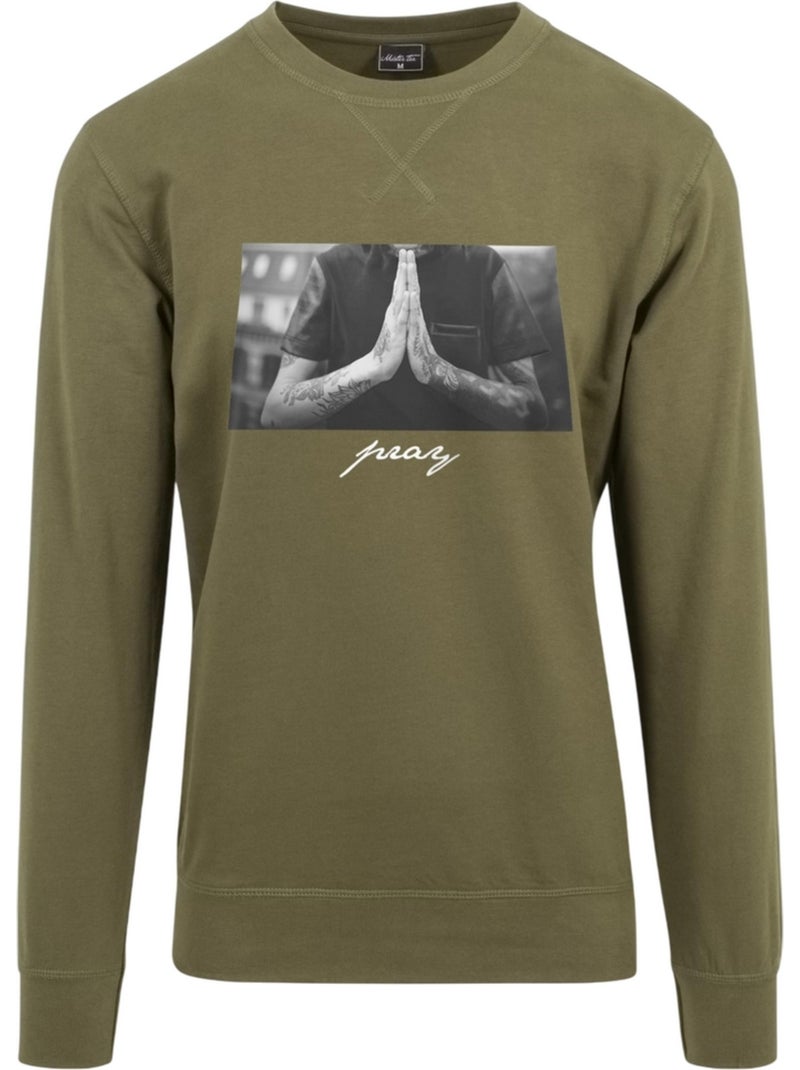 Jersey pray para hombre - mister tee Caqui - Kiabi