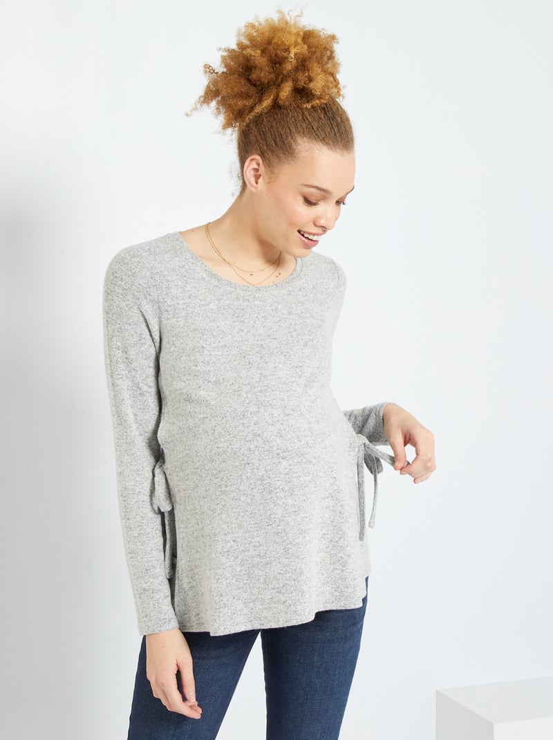 Jersey premamá y de lactancia GRIS - Kiabi
