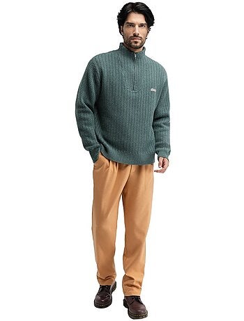 Jersey punto cuello alto hombre hombre tiksi