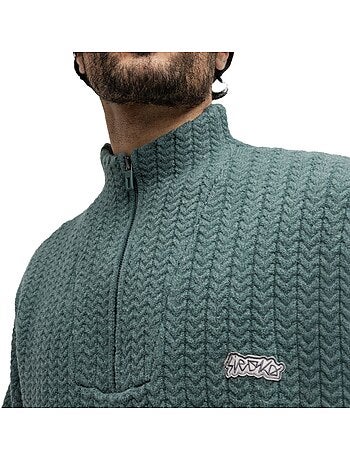 Jersey punto cuello alto hombre hombre tiksi