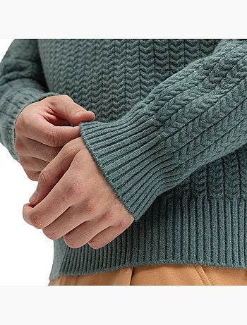 Jersey punto cuello alto hombre hombre tiksi