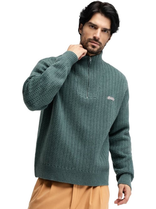 Jersey punto cuello alto hombre hombre tiksi - Kiabi Jersey punto cuello alto hombre hombre tiksi - Kiabi