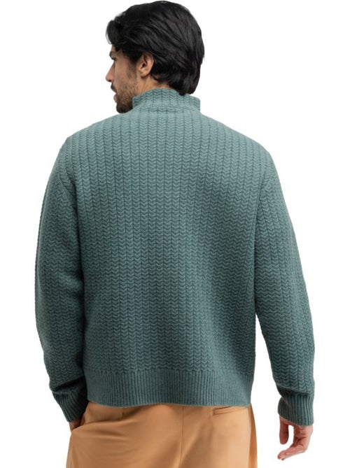 Jersey punto cuello alto hombre hombre tiksi - Kiabi Jersey punto cuello alto hombre hombre tiksi - Kiabi