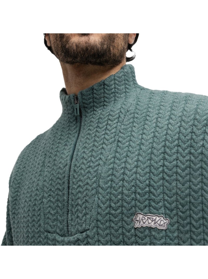 Jersey punto cuello alto hombre hombre tiksi Azul - Kiabi