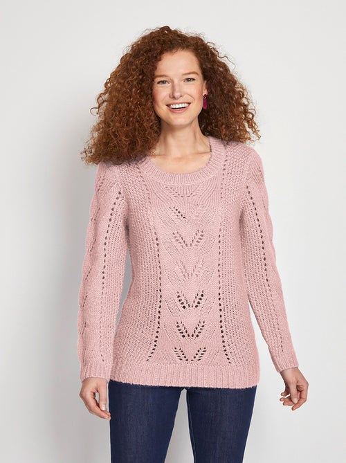 Jersey punto fantasía suave - Afibel - Kiabi