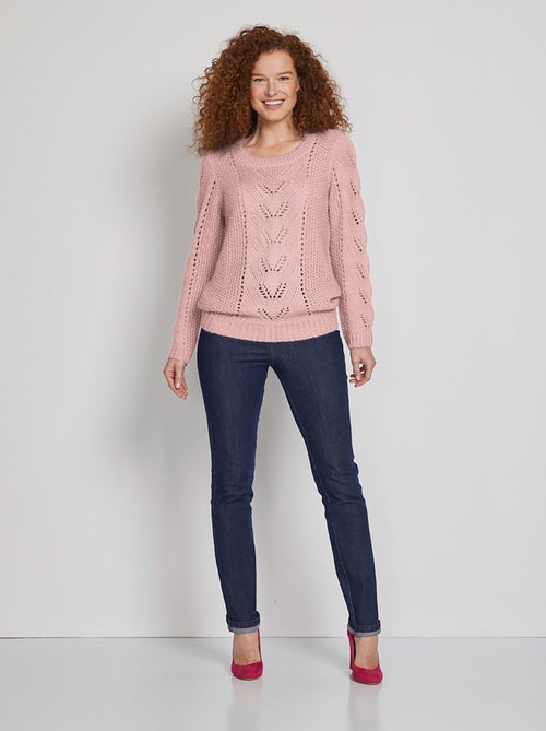 Jersey punto fantasía suave - Afibel - Kiabi