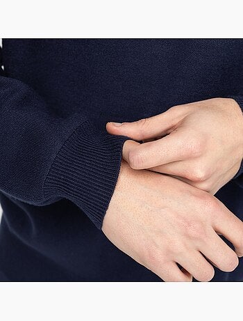 Jersey punto golf cuello bomber hombre golf hombre bogey navy