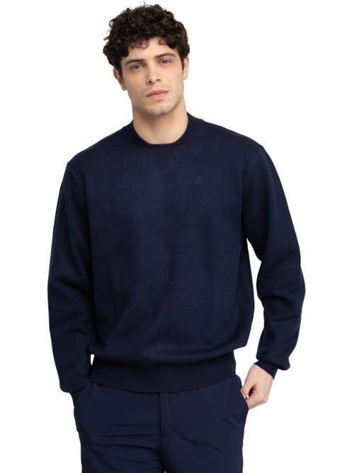 Jersey punto golf cuello bomber hombre golf hombre bogey navy - Kiabi Jersey punto golf cuello bomber hombre golf hombre bogey navy - Kiabi