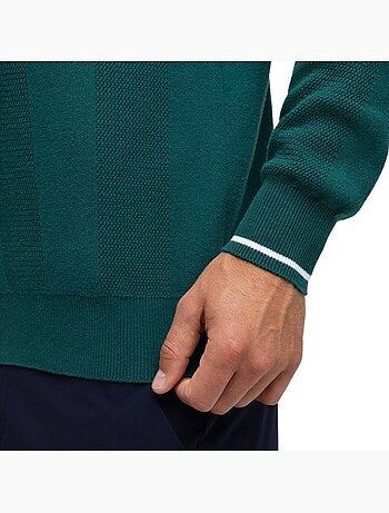 Jersey punto golf cuello de pico hombre golf hombre hagen teal