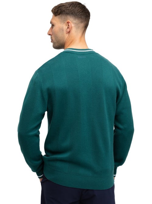 Jersey punto golf cuello de pico hombre golf hombre hagen teal - Kiabi Jersey punto golf cuello de pico hombre golf hombre hagen teal - Kiabi