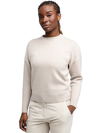 Jersey punto golf cuello redondo mujer golf mujer birdie sand