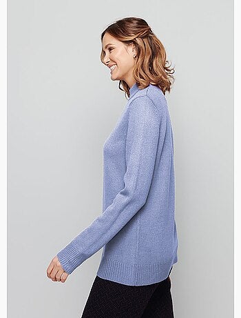 Jersey punto grueso cuello alto - Afibel