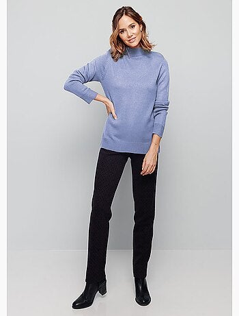 Jersey punto grueso cuello alto - Afibel