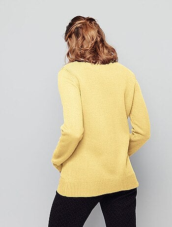 Jersey punto grueso cuello alto - Afibel