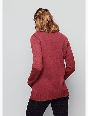 Jersey punto grueso cuello alto - Afibel