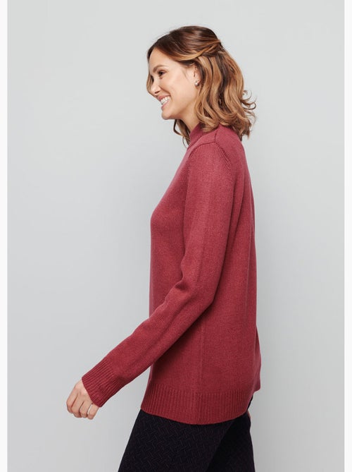 Jersey punto grueso cuello alto - Afibel - Kiabi