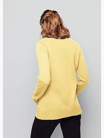 Jersey punto grueso cuello alto - Afibel