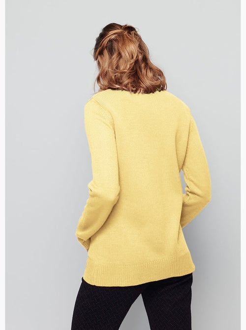 Jersey punto grueso cuello alto - Afibel - Kiabi