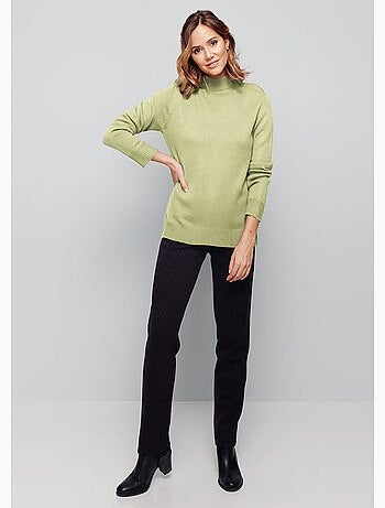 Jersey punto grueso cuello alto - Afibel