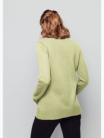 Jersey punto grueso cuello alto - Afibel