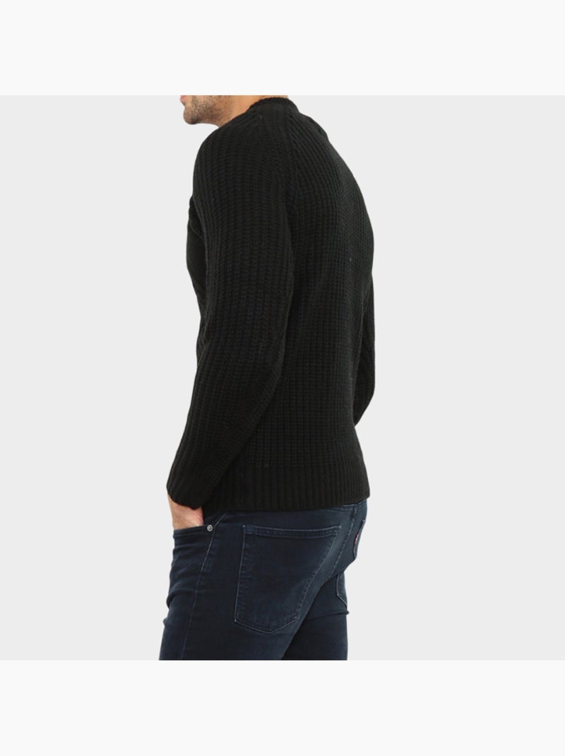 Jersey punto ochos Negro - Kiabi