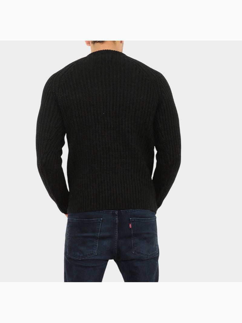 Jersey punto ochos Negro - Kiabi
