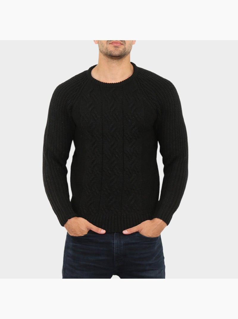 Jersey punto ochos Negro - Kiabi