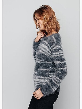 Jersey punto suave efecto pelo - Afibel