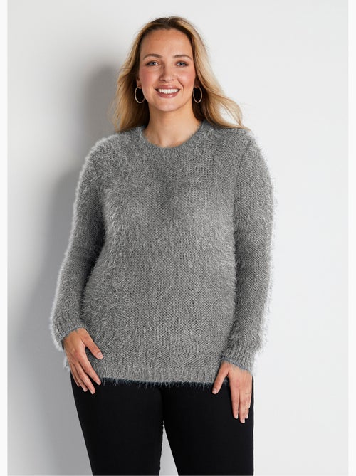 Jersey punto suave efecto pelo - Afibel - Kiabi
