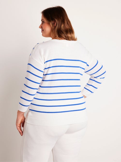 Jersey rayas finas - Afibel - Kiabi