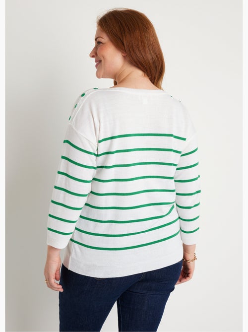 Jersey rayas finas - Afibel - Kiabi