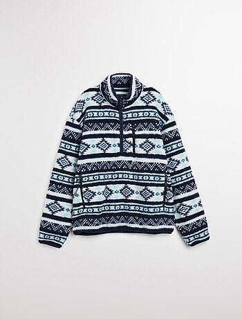 Jersey sherpa con cremallera, MO Fashion