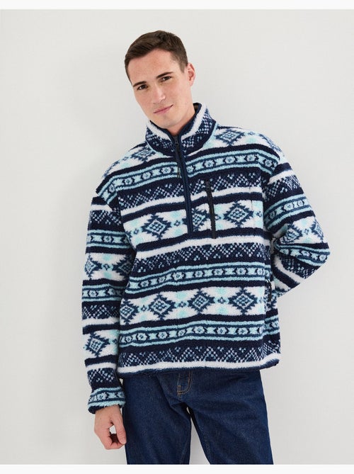 Jersey sherpa con cremallera, MO Fashion - Kiabi