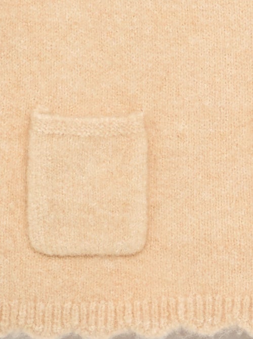 Jersey sin mangas con bufanda desmontable - Kiabi