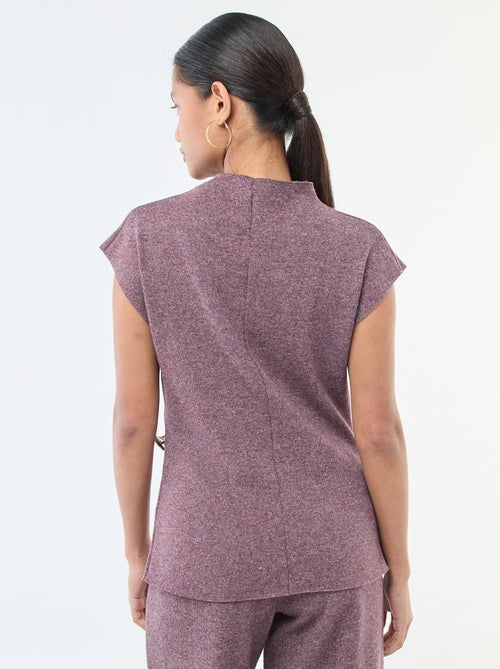 Jersey sin mangas con cuello alto - Kiabi